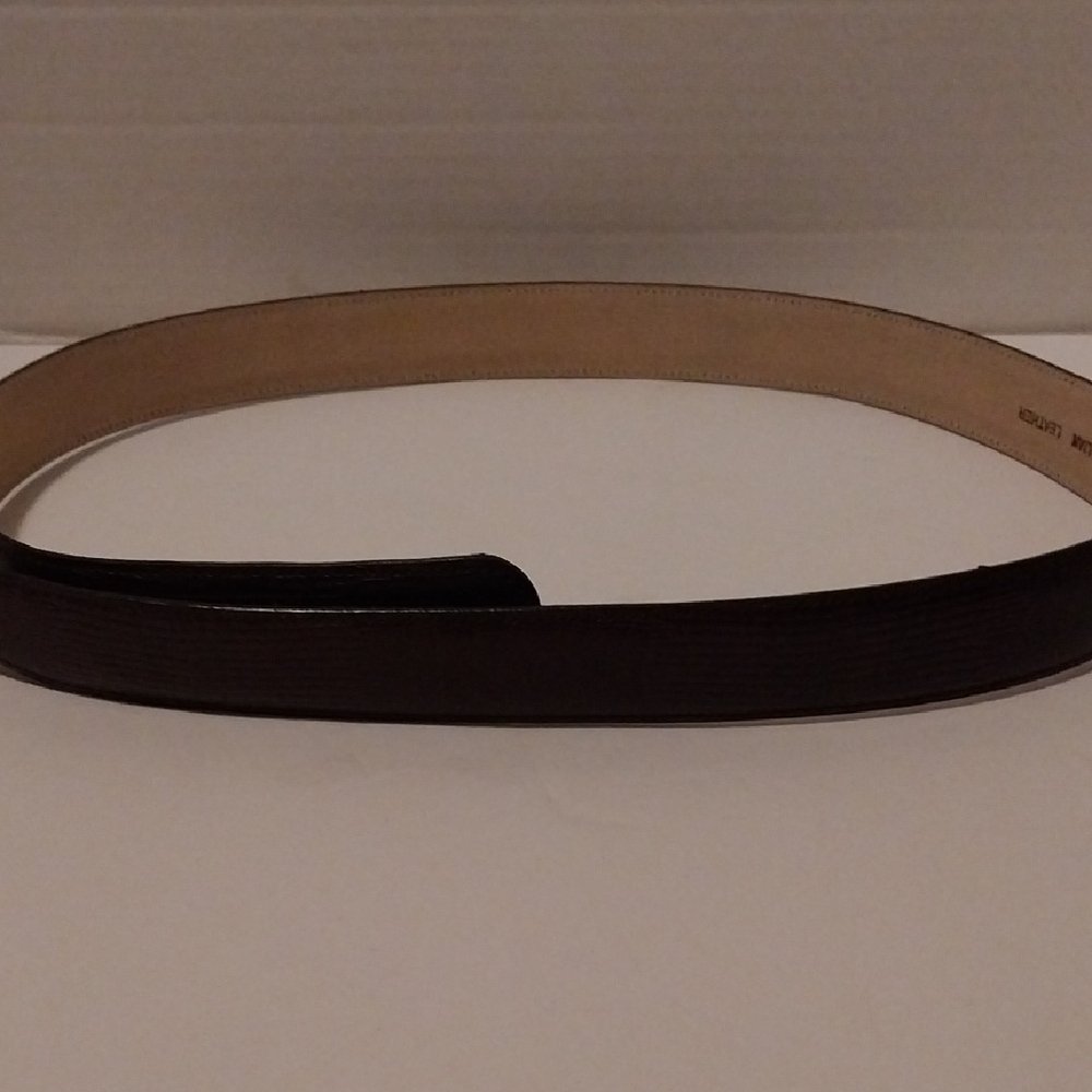 Classic Black Leather Belt for Men